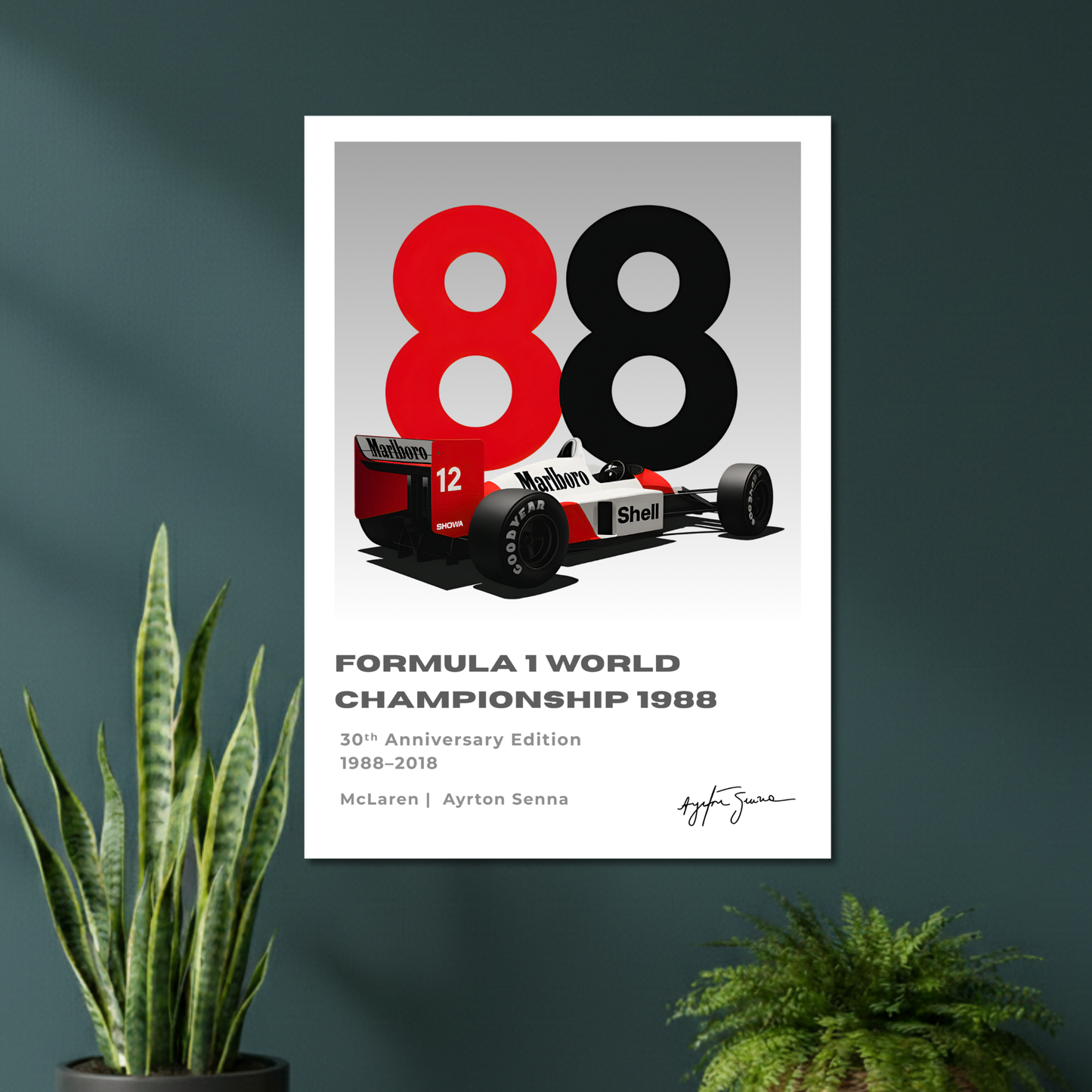 F1 | World Championship 1988 | F1 Poster