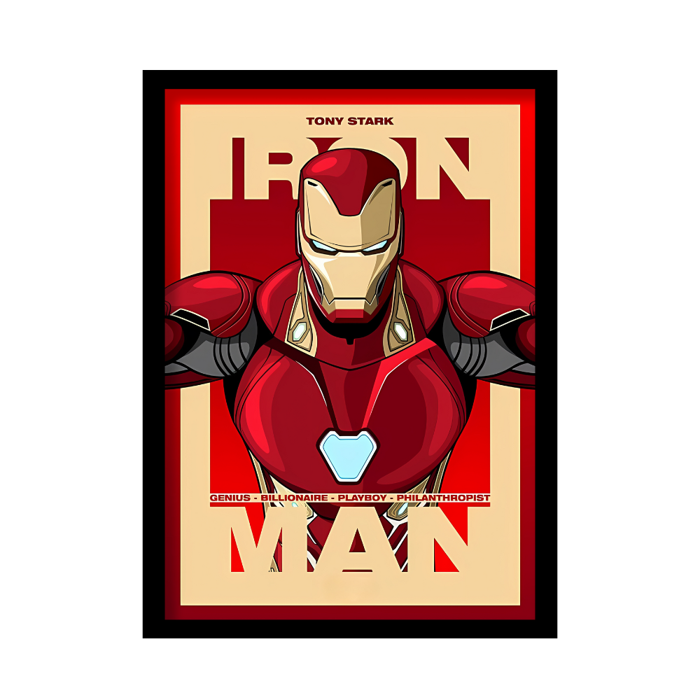 Iron Man - Genius, Billionaire, Philanthropist Poster