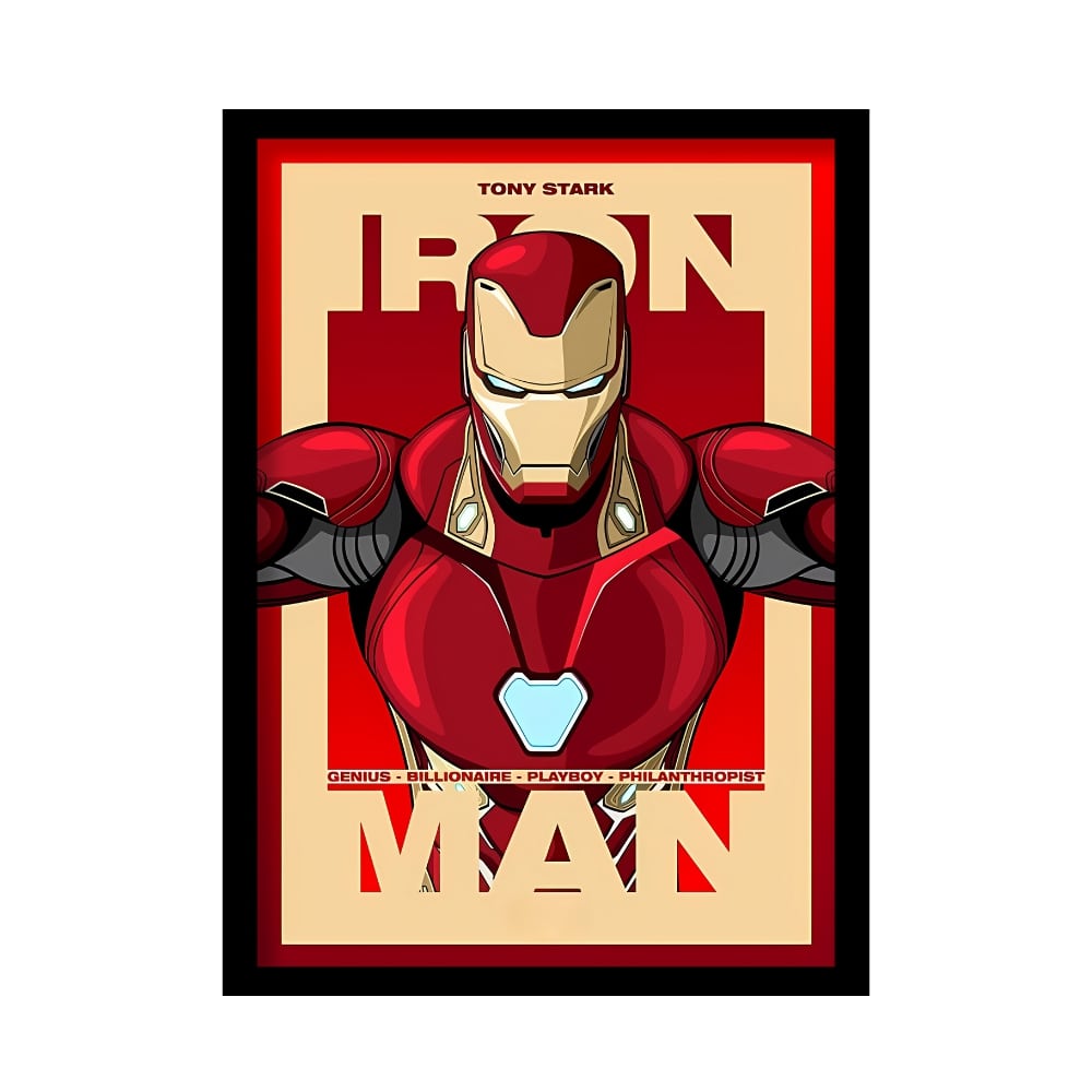 Iron Man - Genius, Billionaire, Philanthropist Poster