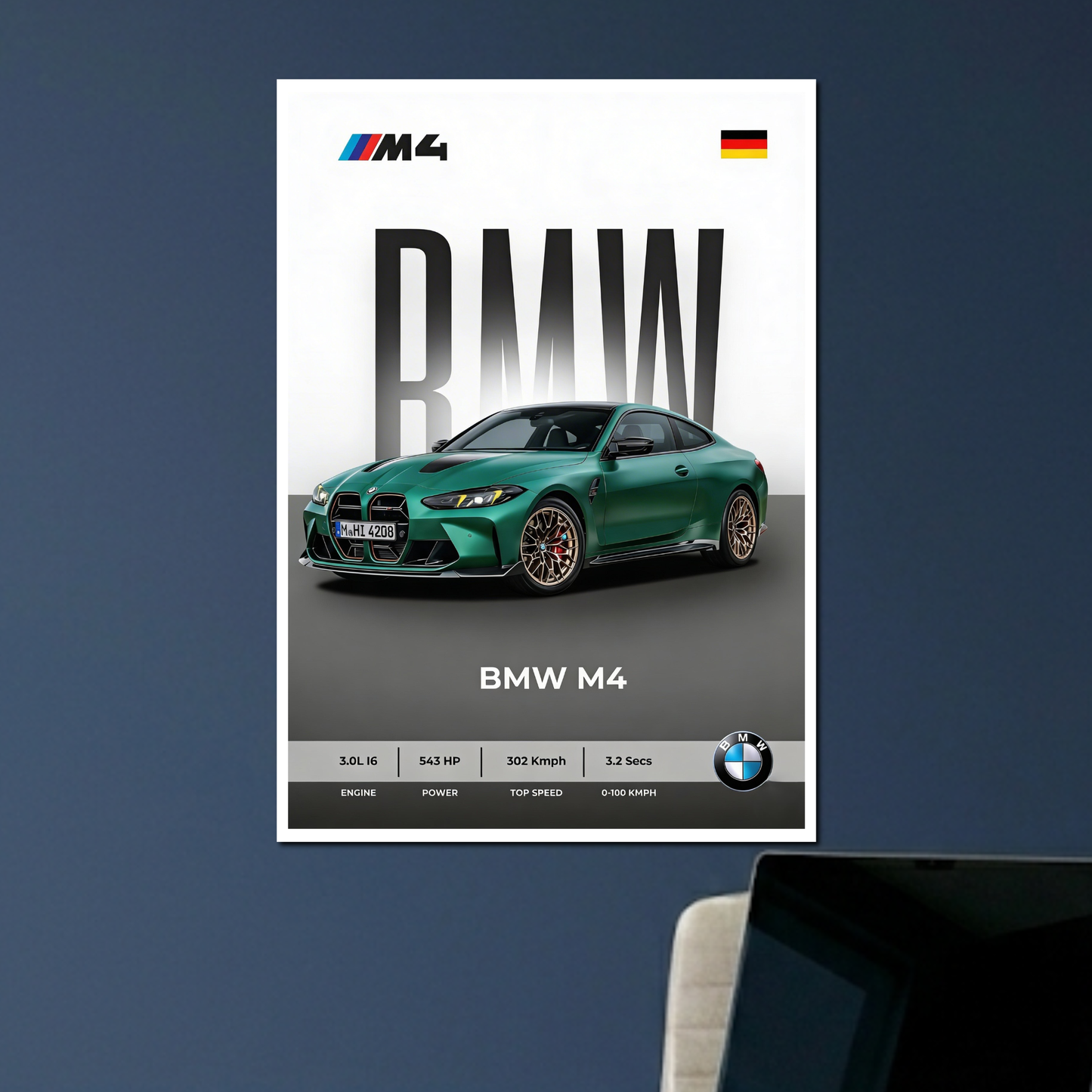 BMW M4 | C-2 | CAR POSTER