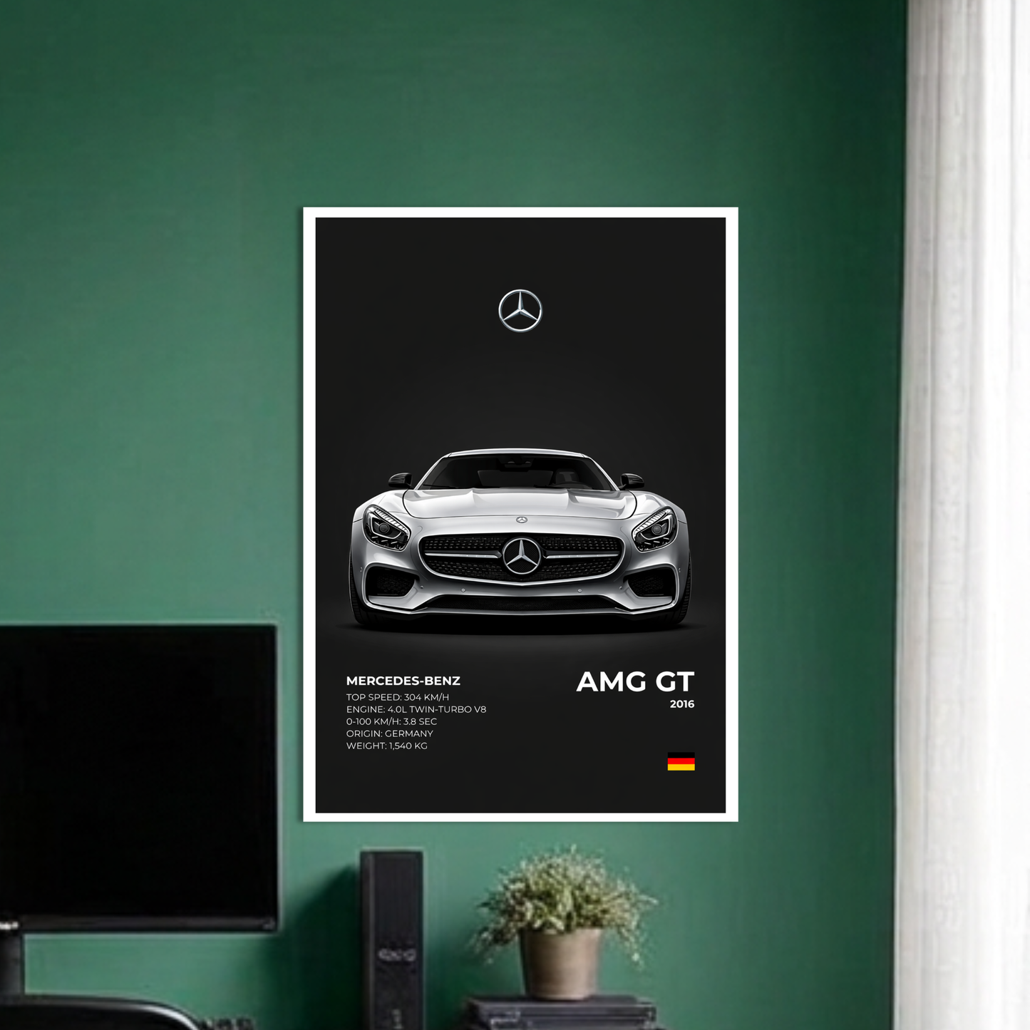 AMG GT 2016 | C-4 | CAR POSTER