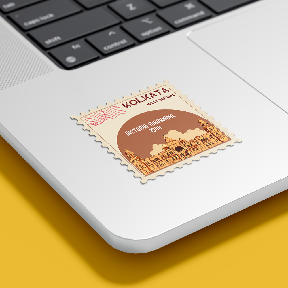 CITY STAMP KOLKATA STICKER
