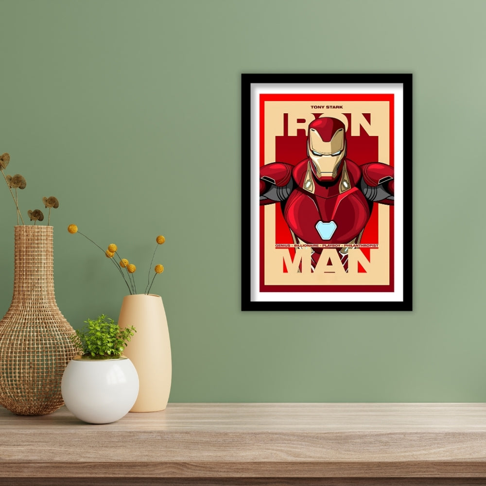 Iron Man - Genius, Billionaire, Philanthropist Poster