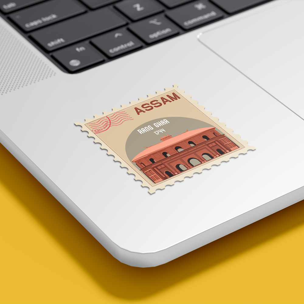CITY STAMP ASSAM STICKER