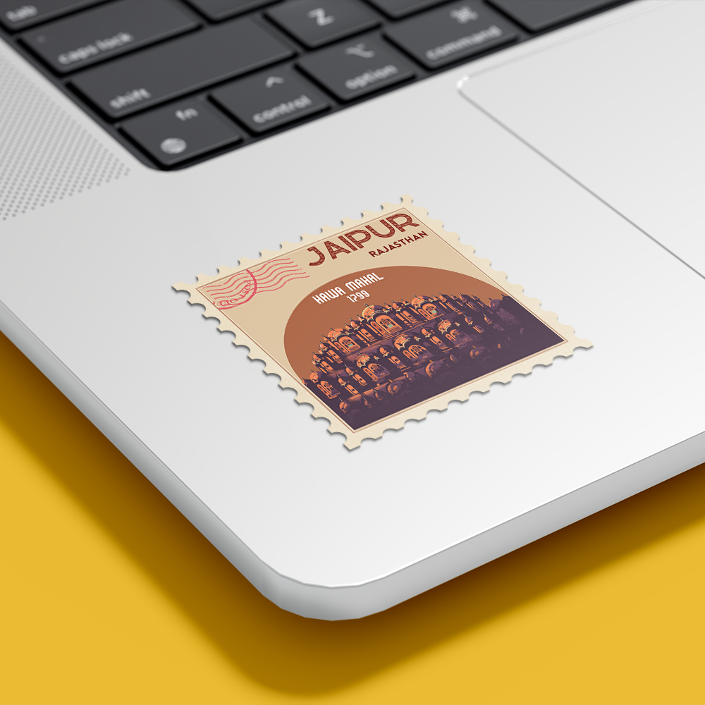 CITY STAMP JAIPUR STICKER