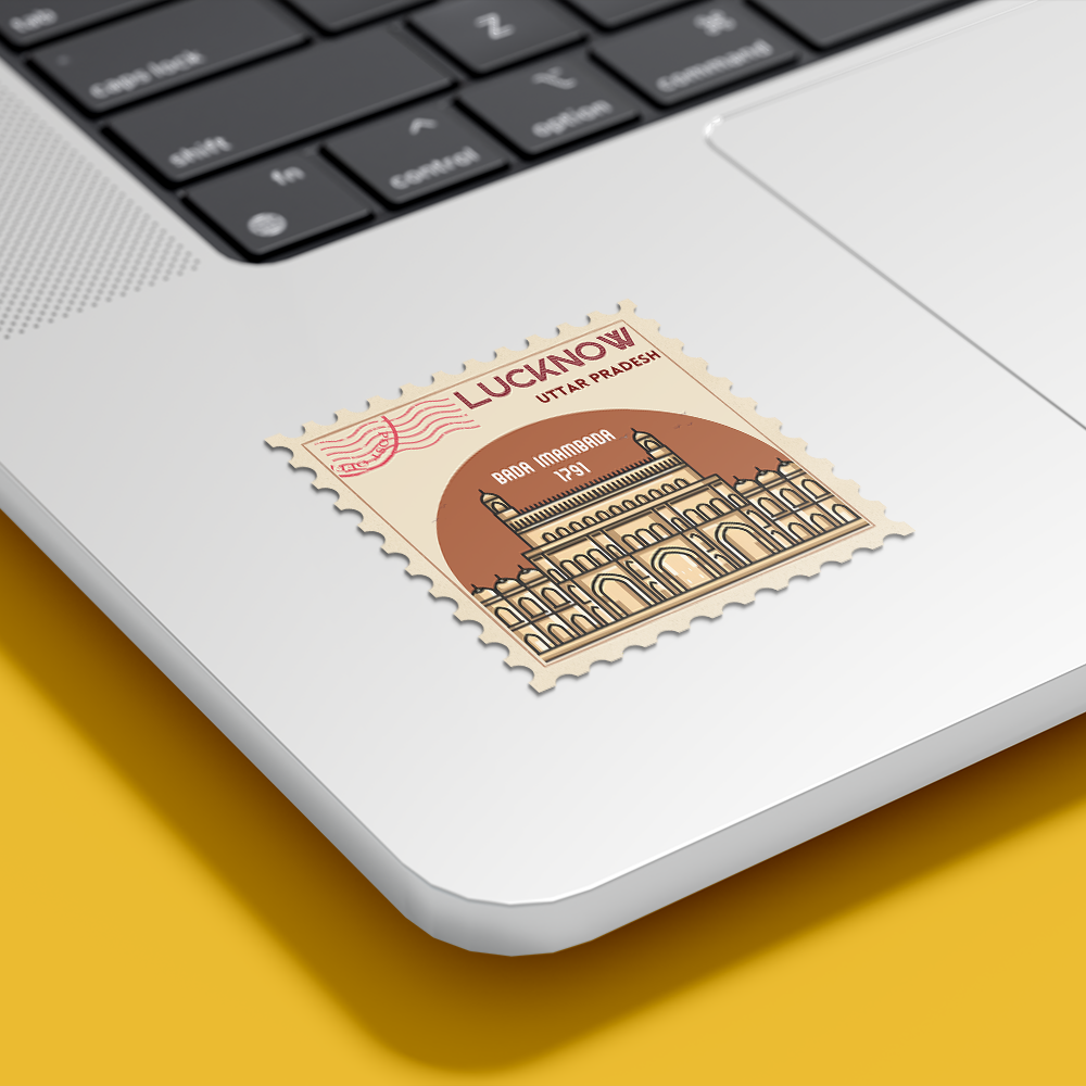 CITY STAMP LUCKNOW STICKER