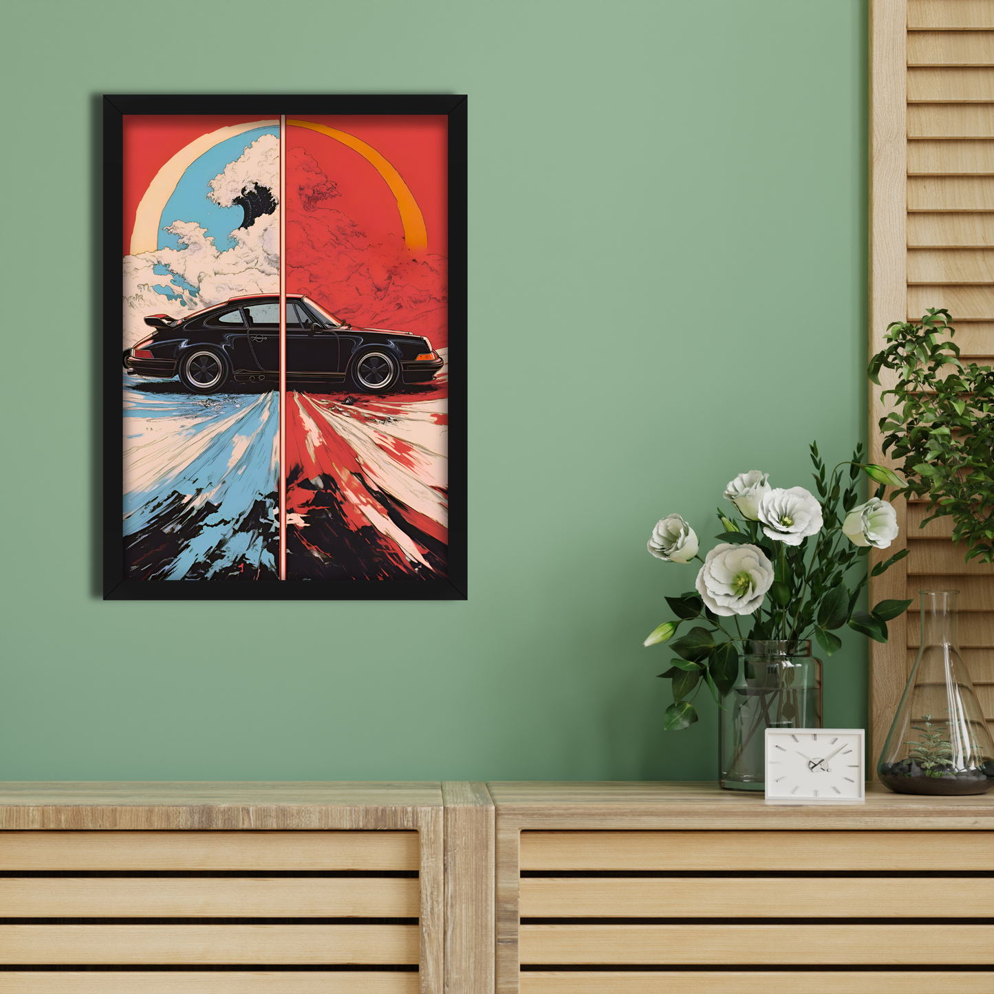 PORSCHE 911 TURBO | C-V3 | CAR POSTER