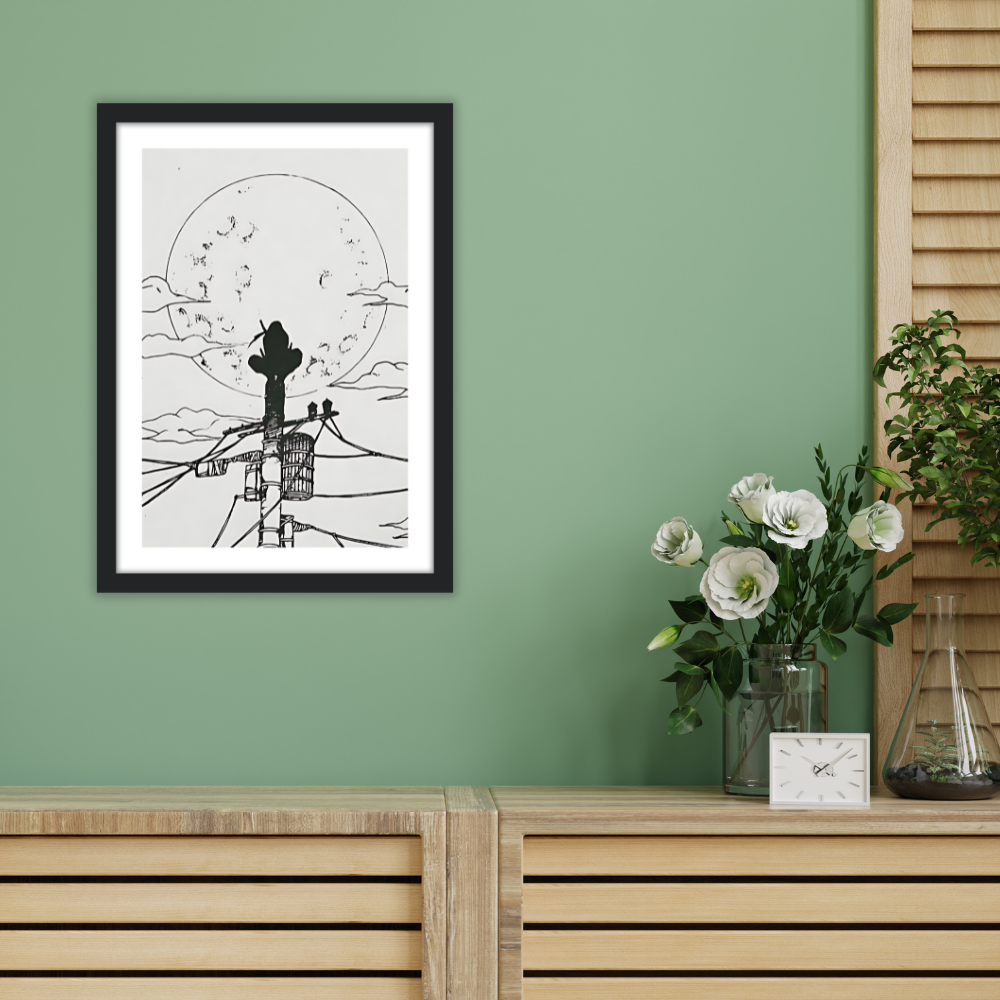 Shadow Under the Moon – Itachi Wall Poster
