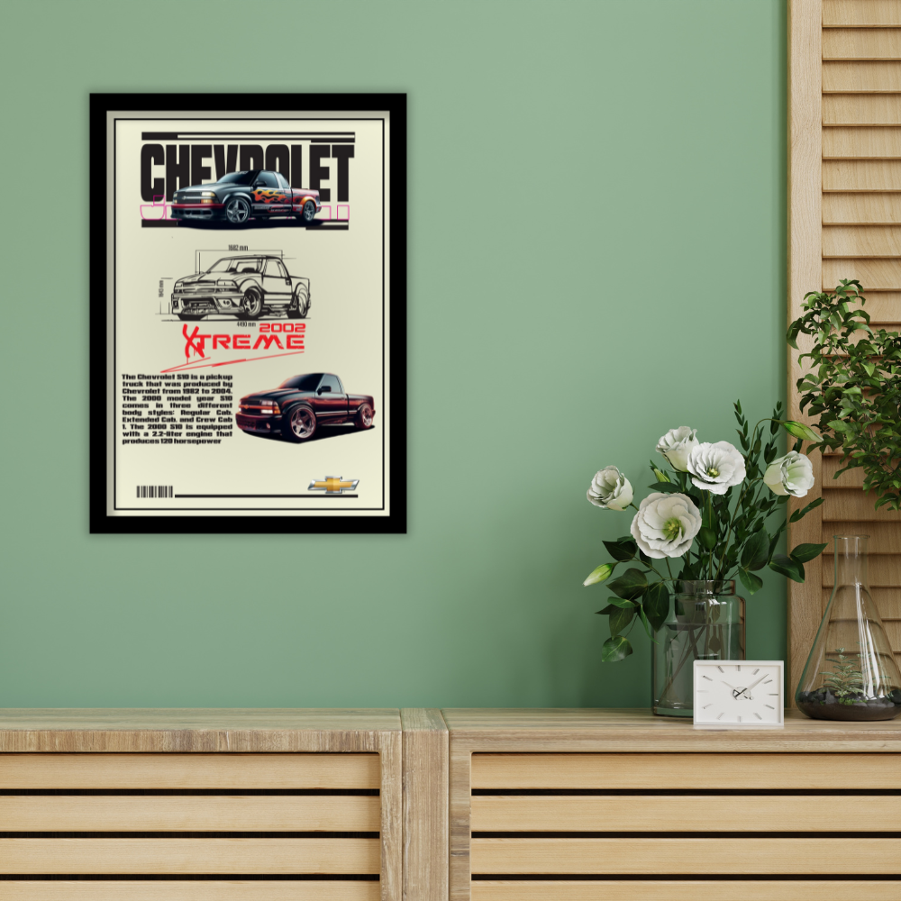 CHEVROLET XTREME 2002 - Premium Framed Poster