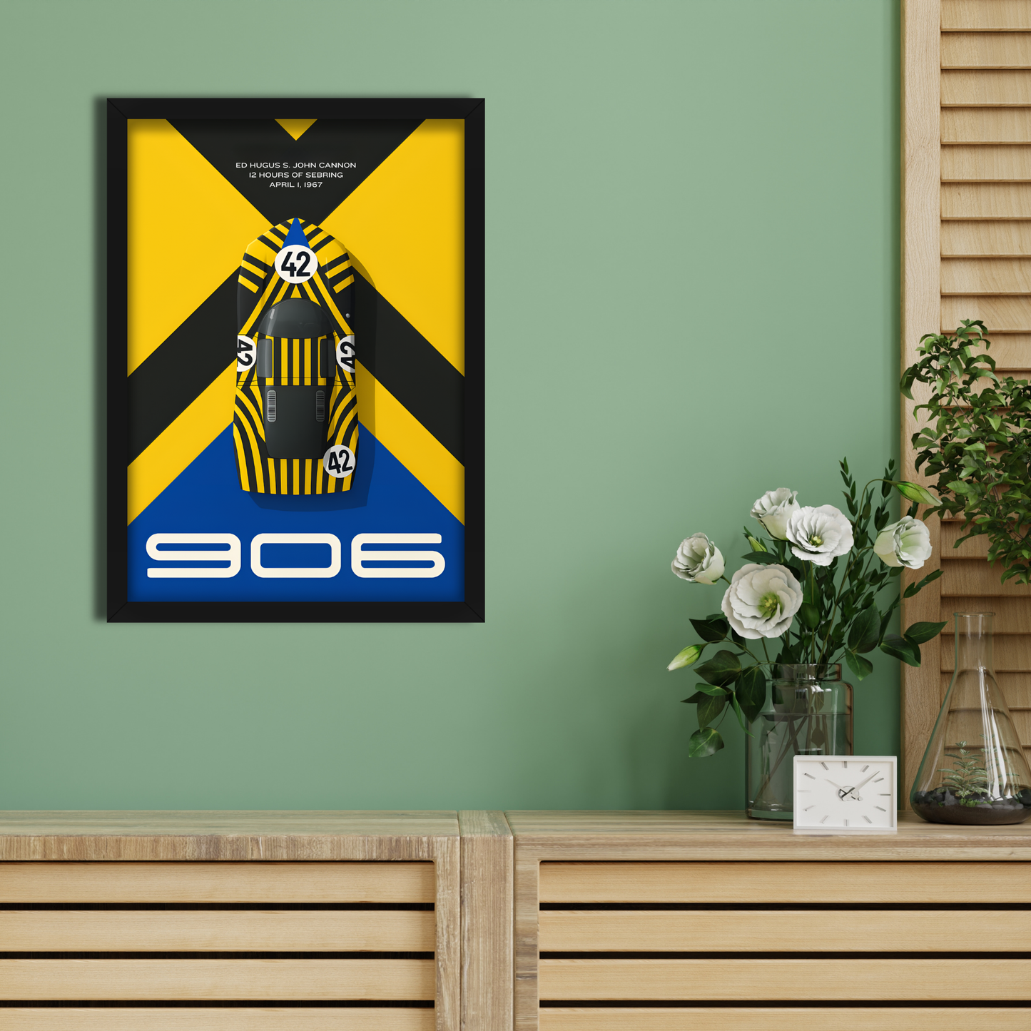 PORSCHE 906 CARRERA 6 | C-V3 | CAR POSTER