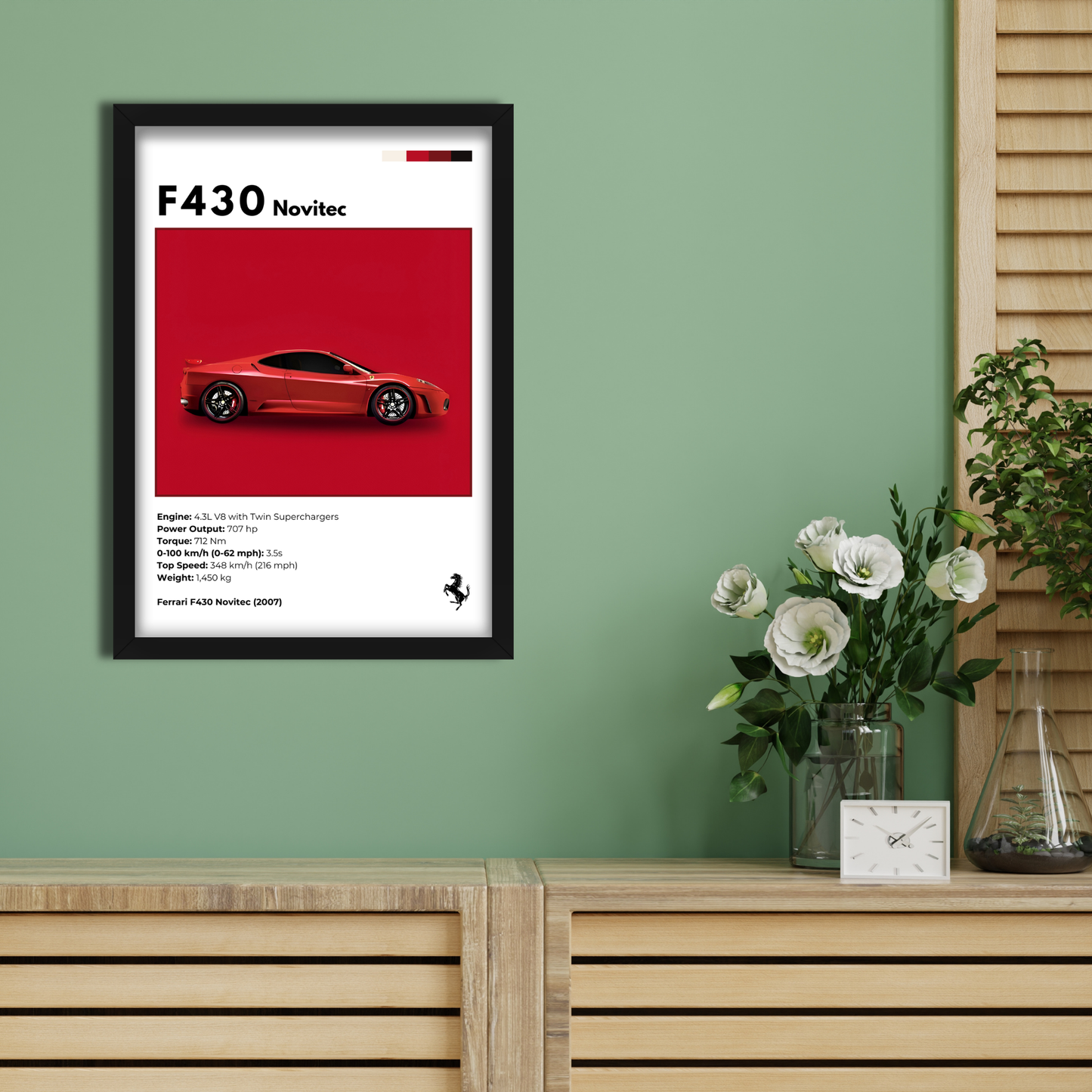F430 NOVITEC | C-V3 | CAR POSTER