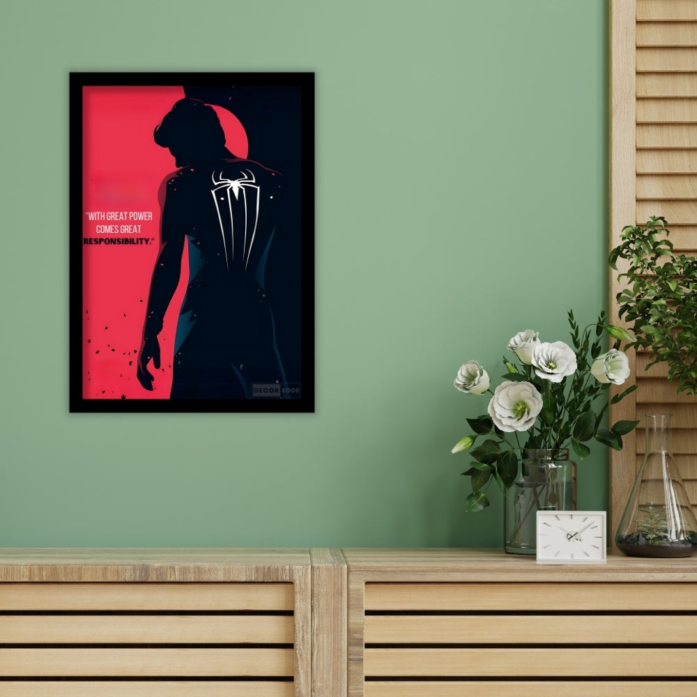 Shadow of Responsibility - Premium Framed Poster