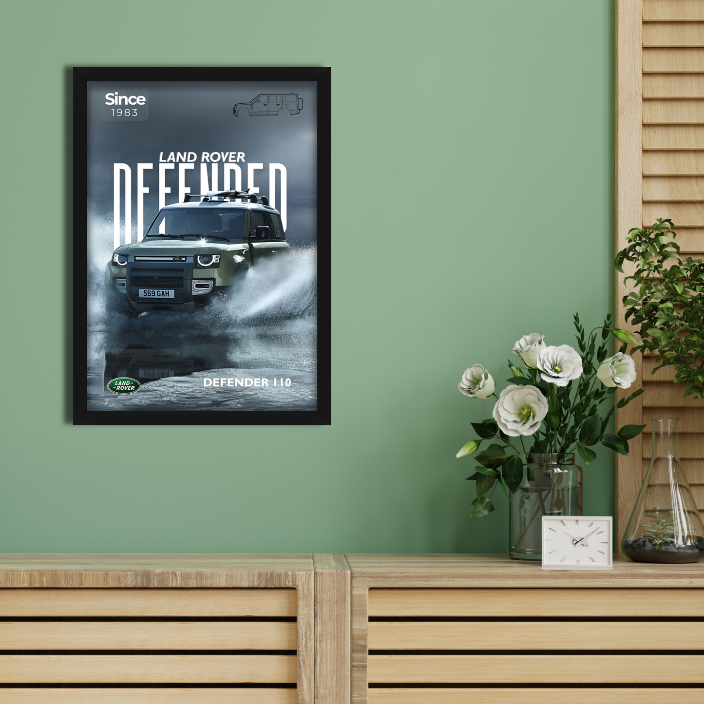 LAND ROVER DEFENDER | C-V3 | CAR POSTER