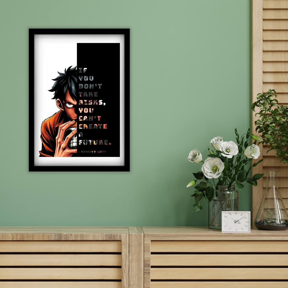 Create the Future – Luffy’s Risk Philosophy Poster