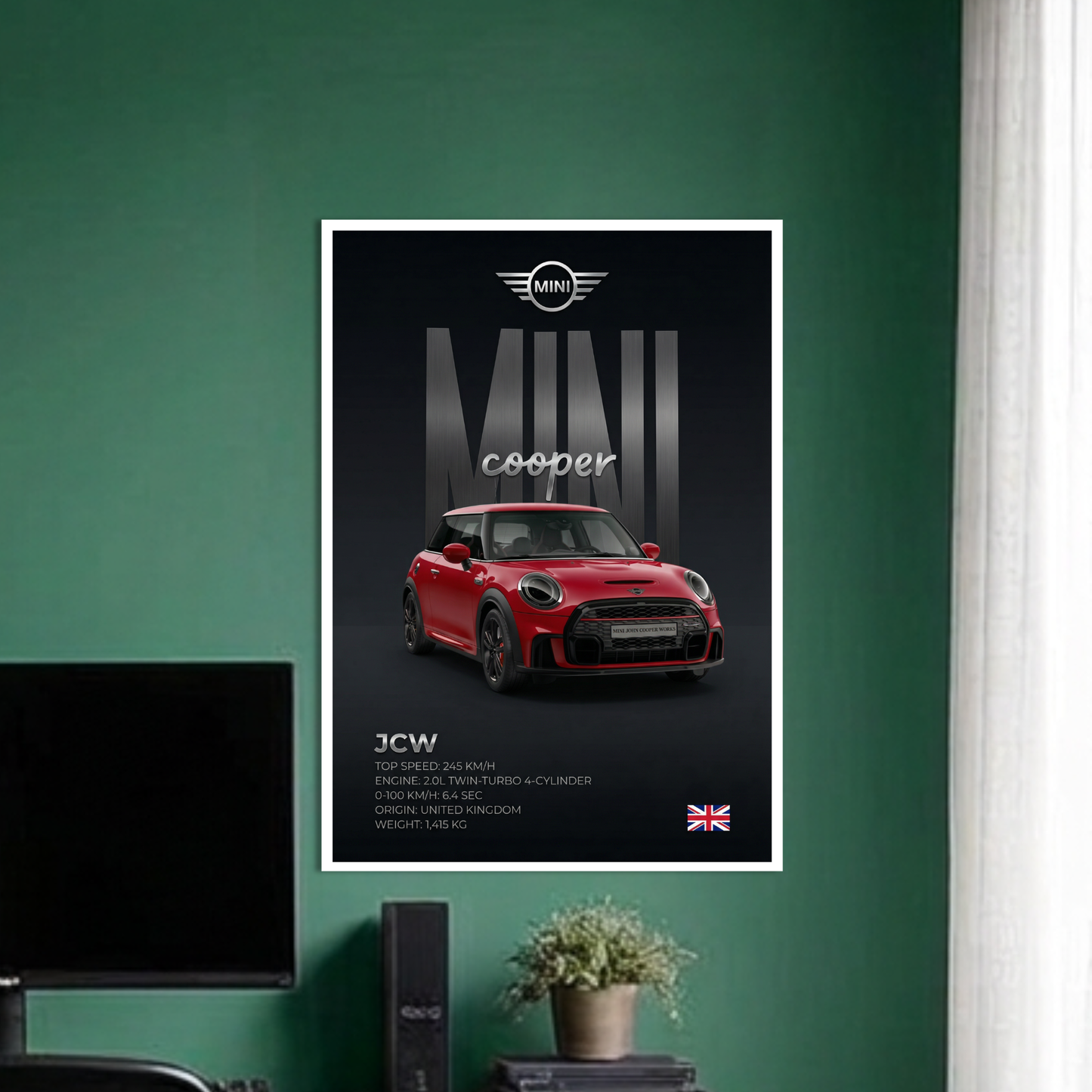 MINI COOPER | C-4 | CAR POSTER