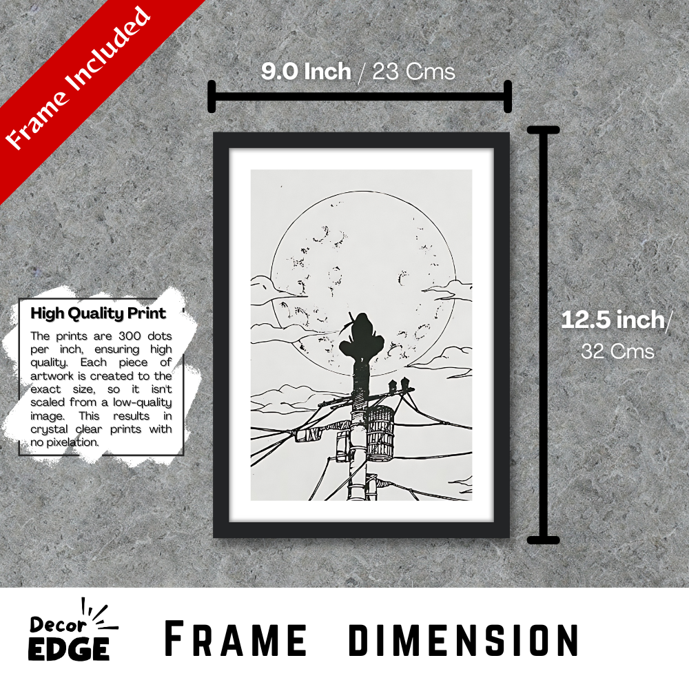 Shadow Under the Moon – Itachi Wall Poster