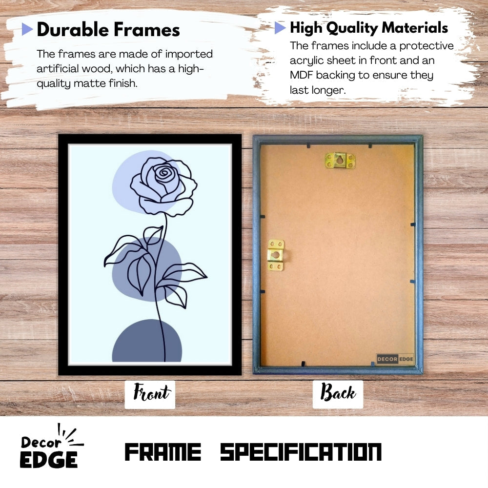 BLUE ROSE - Themed Poster