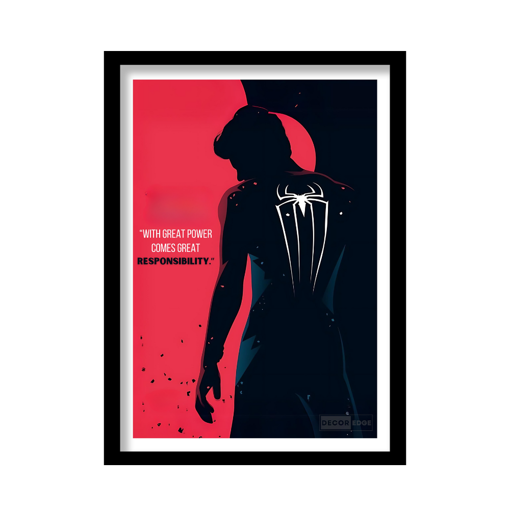 Shadow of Responsibility - Premium Framed Poster
