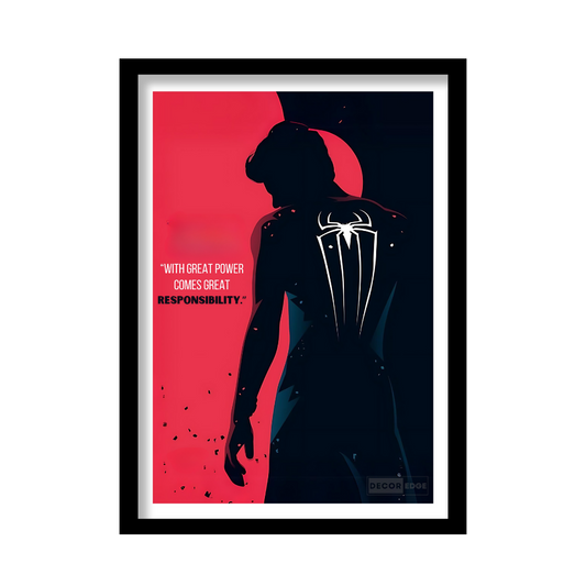 Shadow of Responsibility - Premium Framed Poster