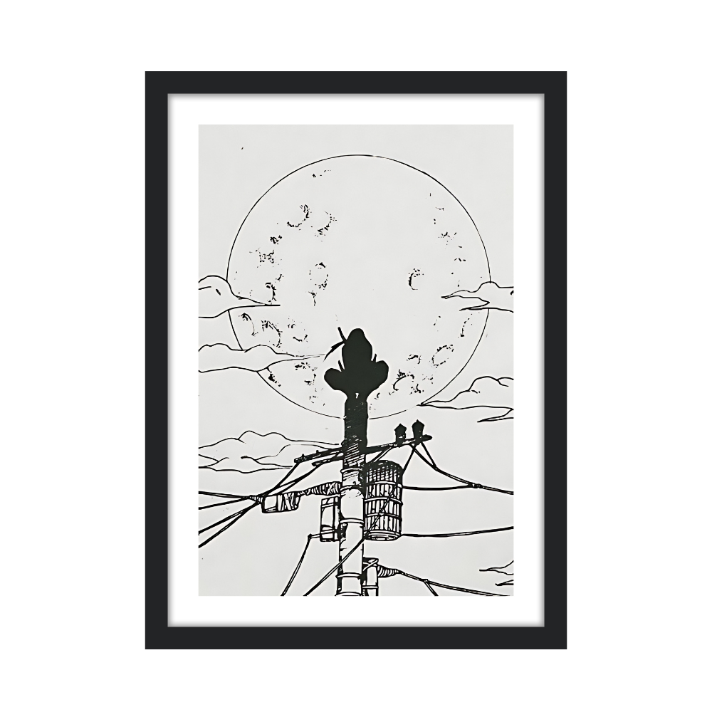 Shadow Under the Moon – Itachi Wall Poster