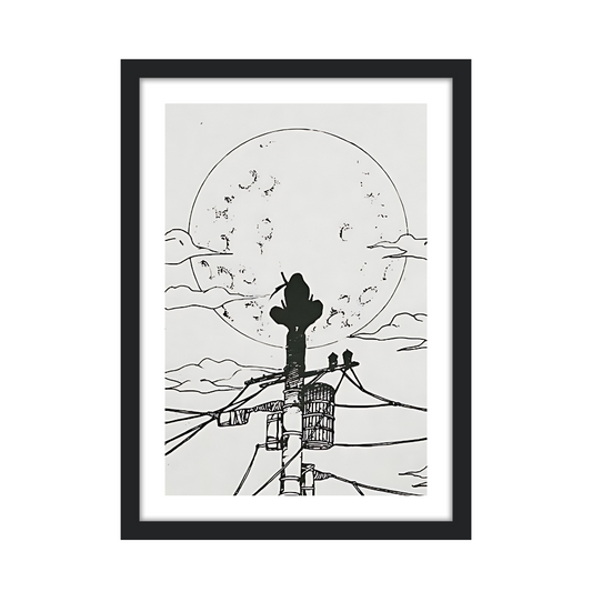 Shadow Under the Moon – Itachi Wall Poster