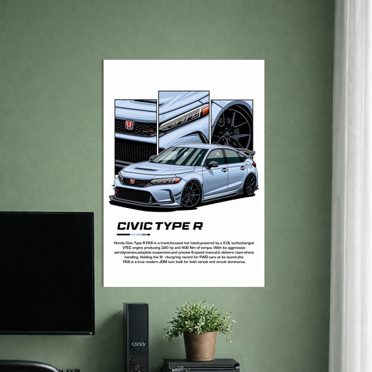 CIVIC TYPE R | C-5 | CAR POSTER