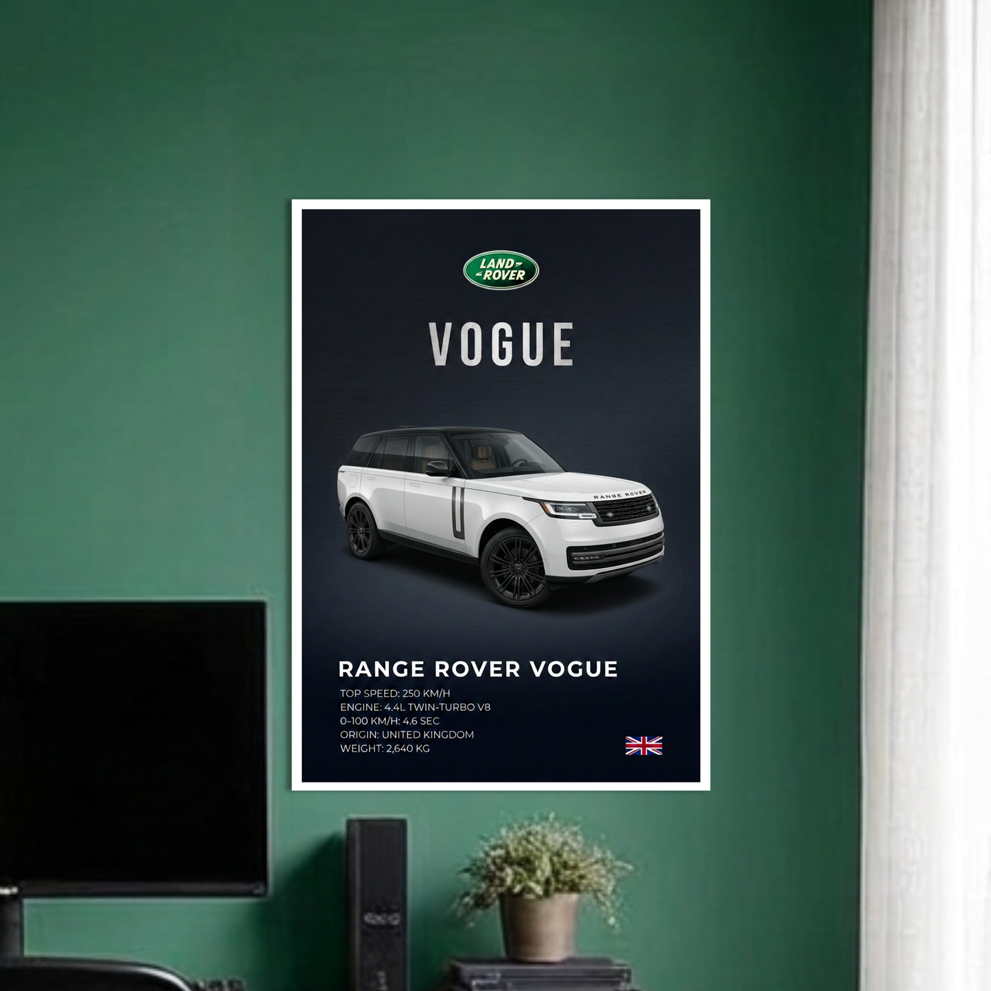 RANGE ROVER VOGUE | C-4 | CAR POSTER