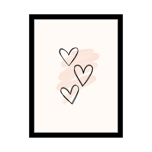 BLOOMING HEARTS - Themed Poster