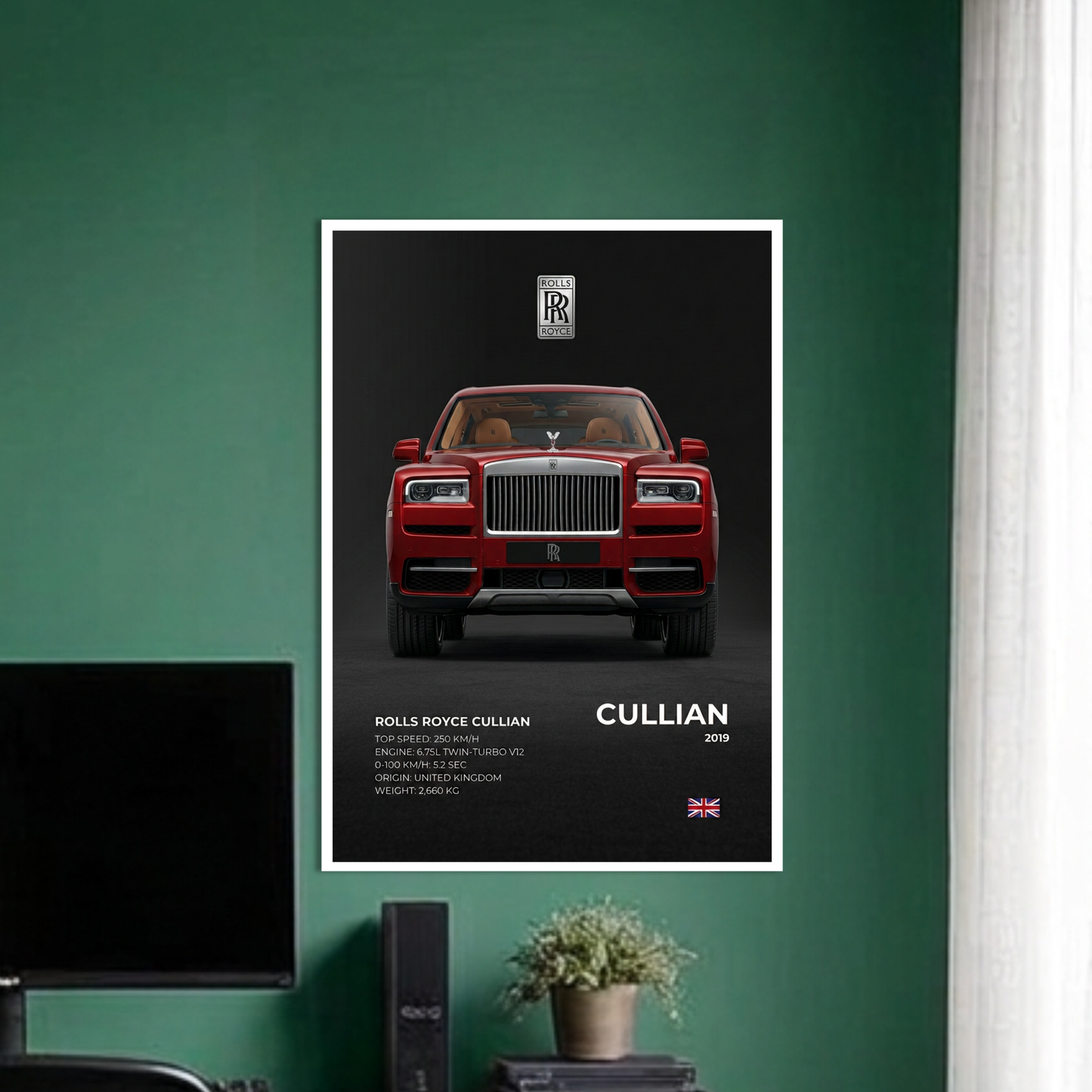 RR CULLIAN | C-4 | CAR POSTER
