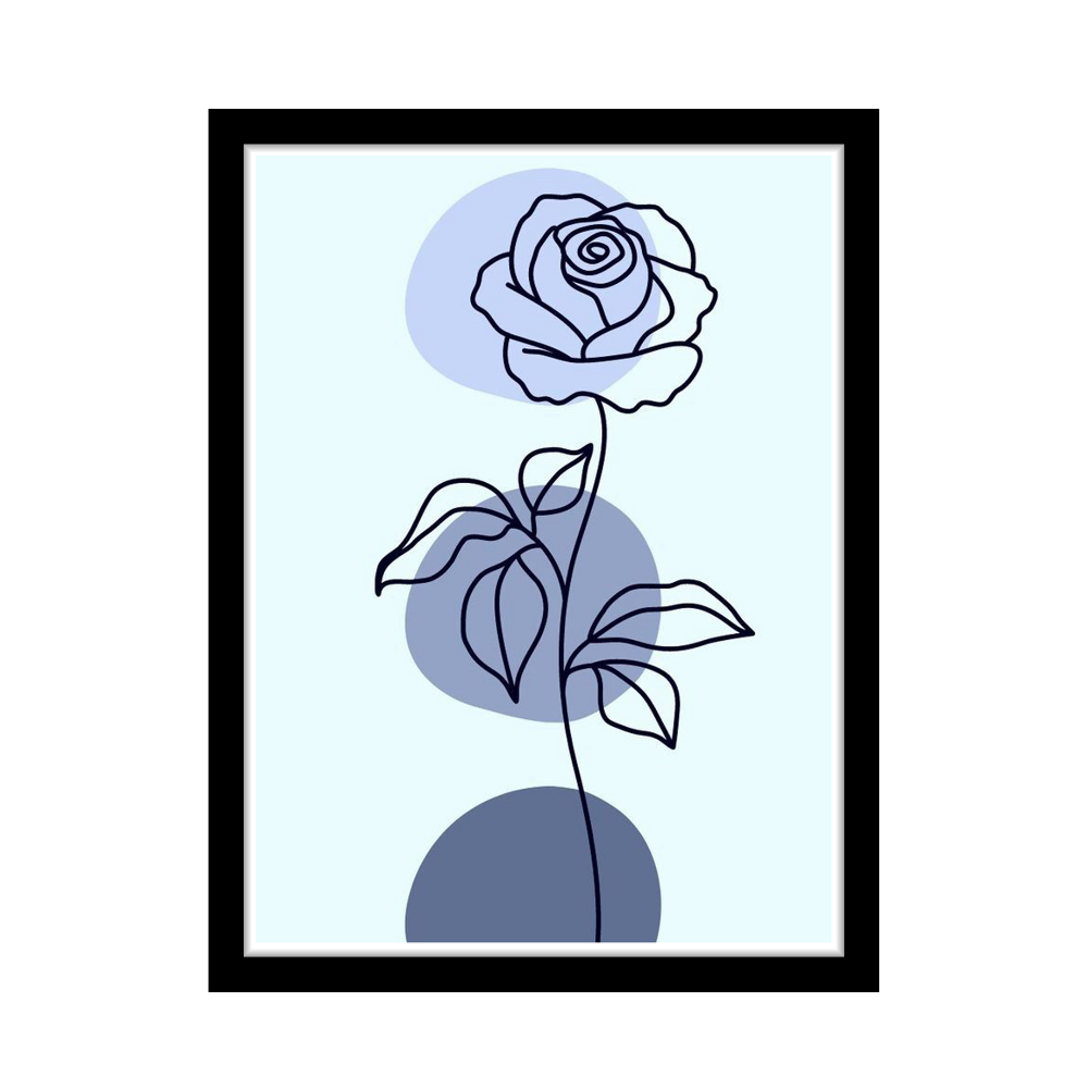 BLUE ROSE - Themed Poster
