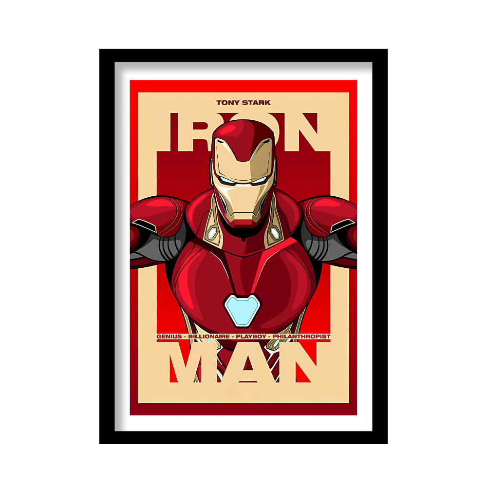 Iron Man - Genius, Billionaire, Philanthropist Poster