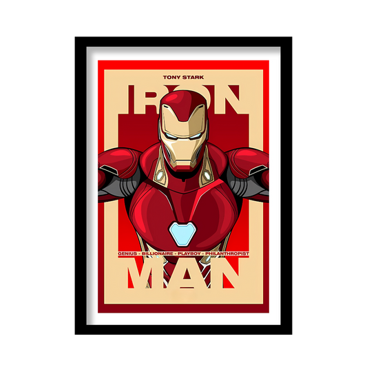 Iron Man - Genius, Billionaire, Philanthropist Poster