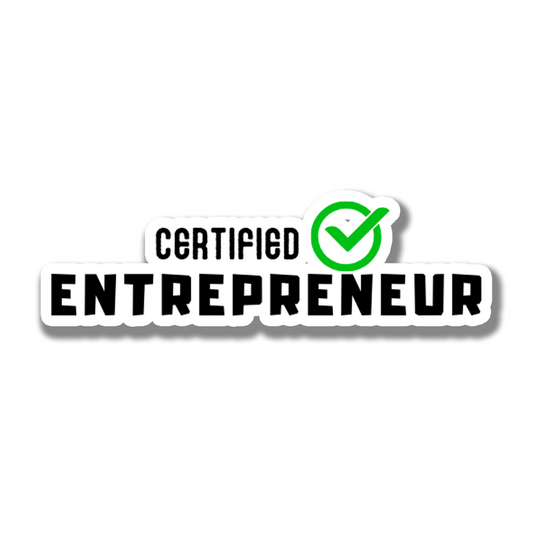 CERTIFIED ENTREPRENEUR STICKER