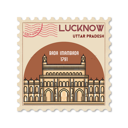 CITY STAMP LUCKNOW STICKER