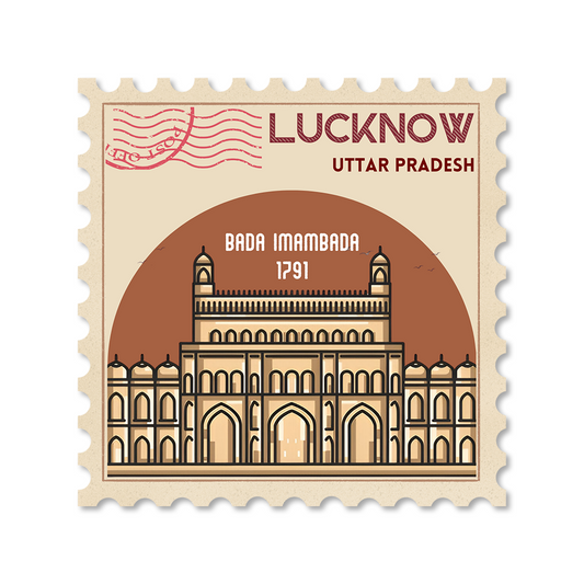 CITY STAMP LUCKNOW STICKER