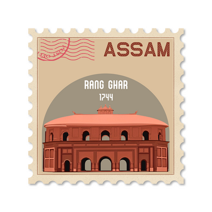 CITY STAMP ASSAM STICKER