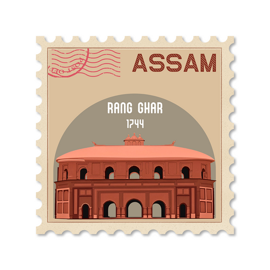 CITY STAMP ASSAM STICKER