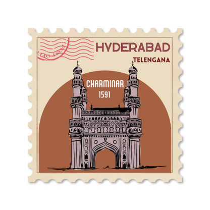 CITY STAMP HYDERABAD STICKER