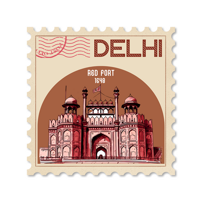 CITY STAMP DELHI STICKER
