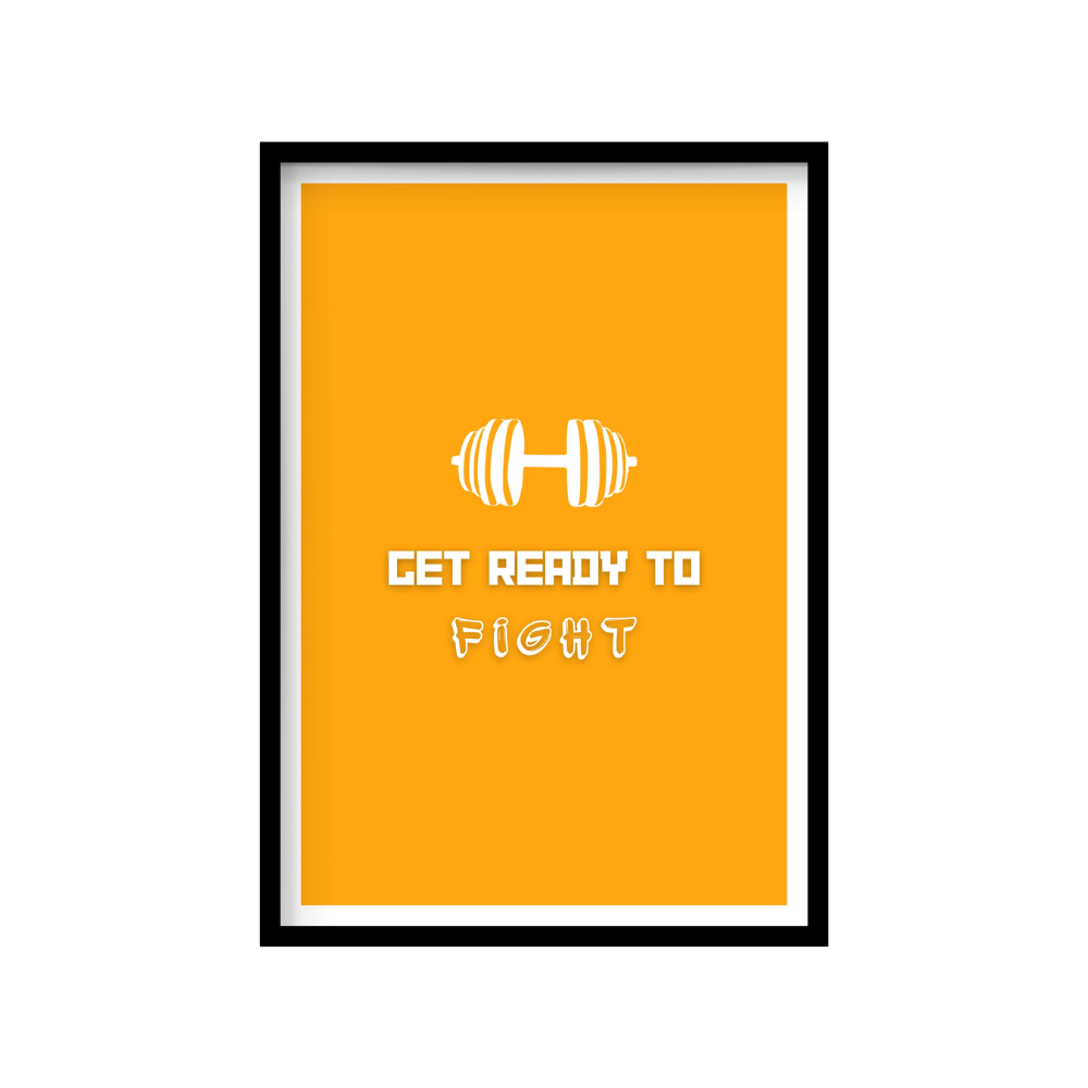 Get ready to fight - Premium Framed Poster