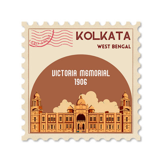 CITY STAMP KOLKATA STICKER