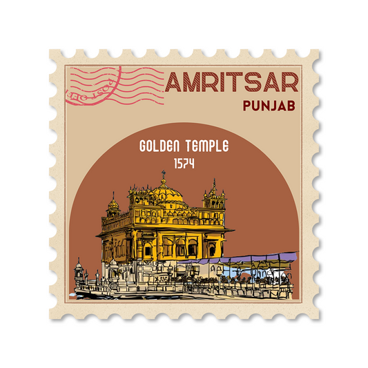 CITY STAMP AMRITSAR STICKER