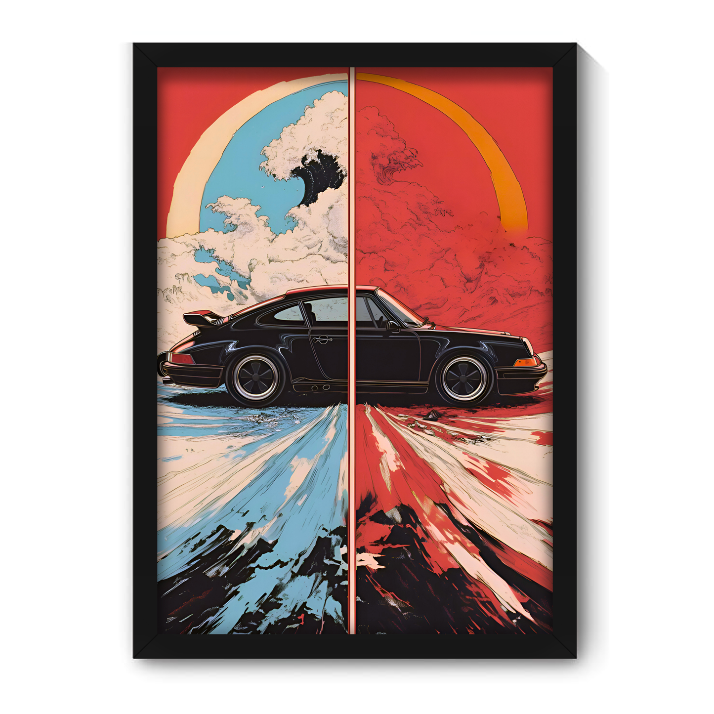 PORSCHE  911 TURBO | C-V3 | CAR POSTER