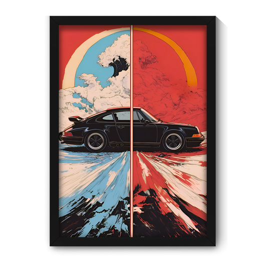 PORSCHE  911 TURBO | C-V3 | CAR POSTER