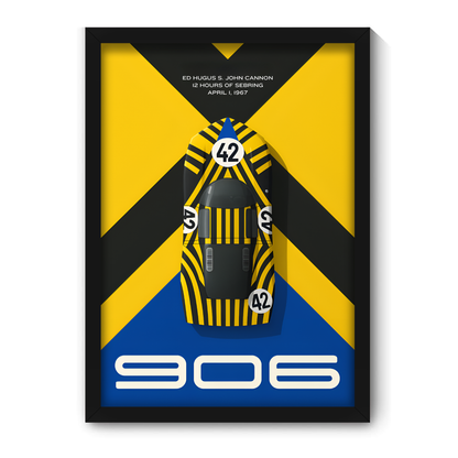 PORSCHE 906 CARRERA 6 | C-V3 | CAR POSTER