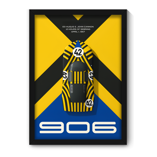 PORSCHE 906 CARRERA 6 | C-V3 | CAR POSTER