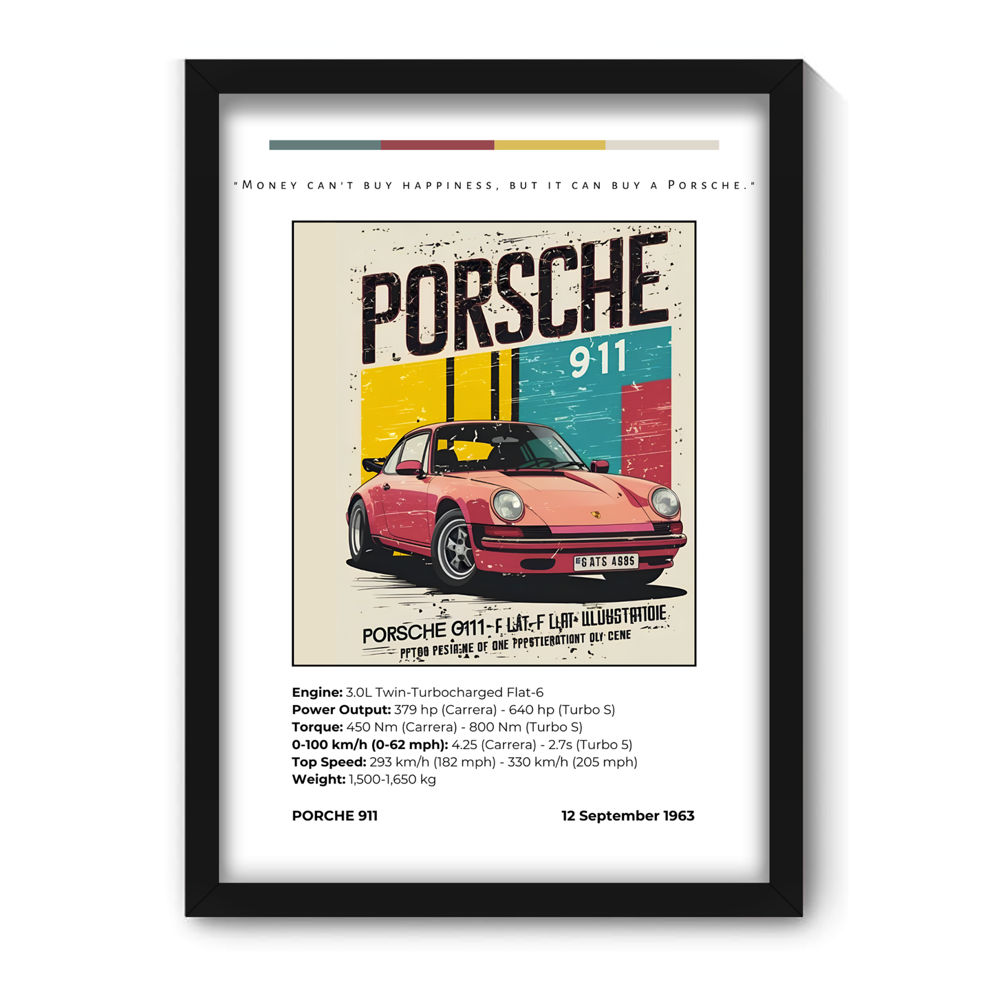 PORSCHE 911 | C-V3 | CAR POSTER