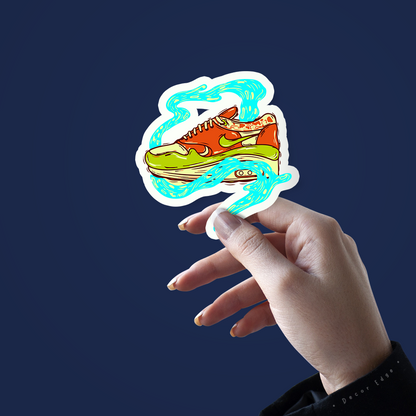 FLOWING AIR STICKER