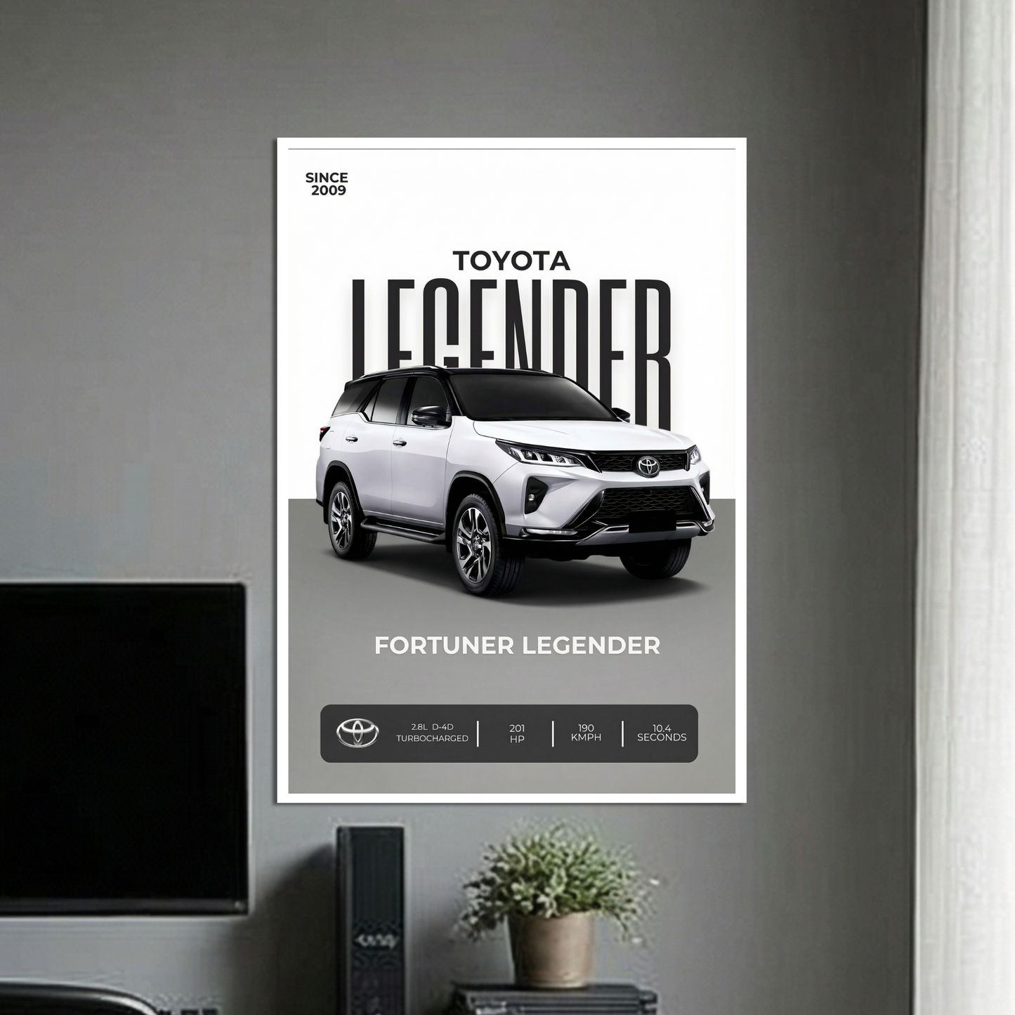 FORTUNER LEGENDER | C-3 | CAR POSTER