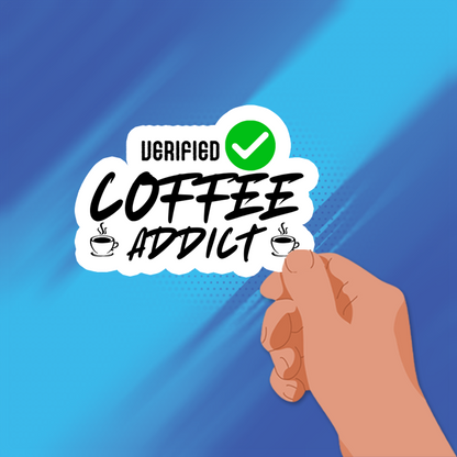 VERIFIED COFFEE ADDICT STICKER